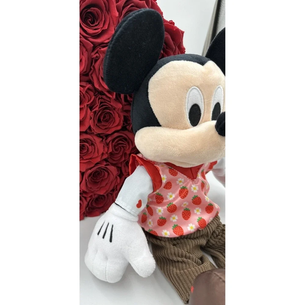 Disney Mickey Mouse Plush Stuffed Toy Strawberry NWT Love Valentine‎ 2025